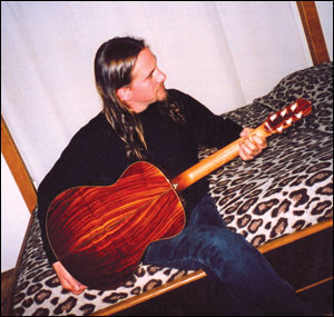 Les Finnigan - Alberico OM Guitar, Cocobolo back and sides